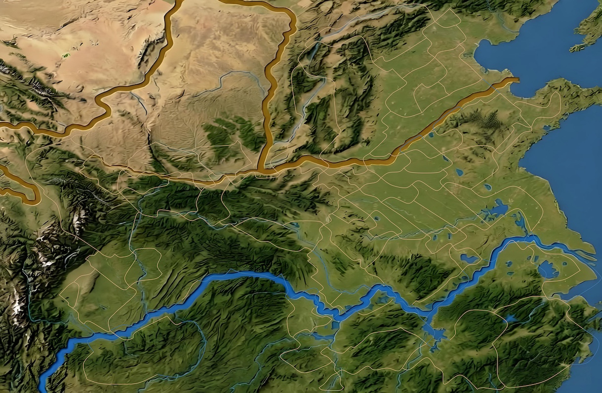 三国战略世界地图